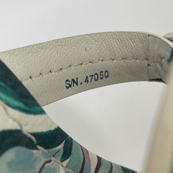 NEW Tory Burch Miller 6.5 Desert Bloom Floral Leather Thong Sandals Designer - Picture 7 of 8